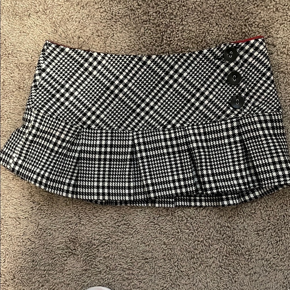 Plaid Wet Seal mini skirt y2k